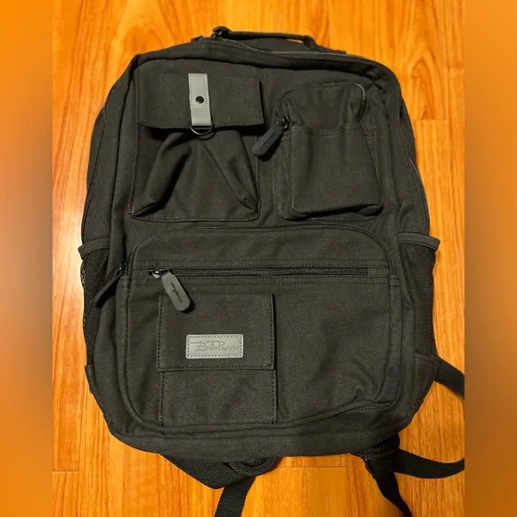 bella russo laptop backpack Bella Russo | Other | Nwt Bella Russo Black Canvas Multi Pocket Usb Port 7 Laptop  Backpack